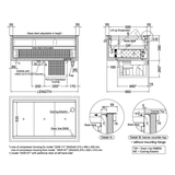 Metos inbouw koelbar